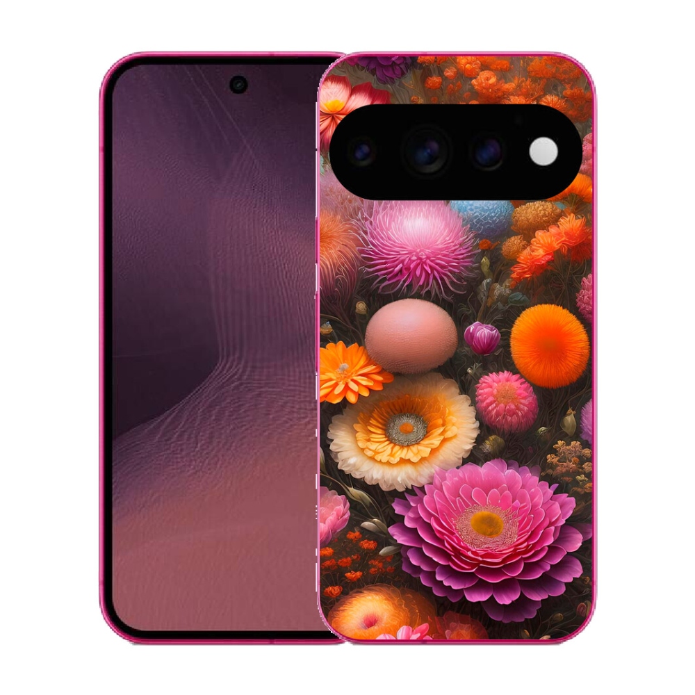 Gélový kryt mmCase na Google Pixel 11 - kvetinová kompozícia