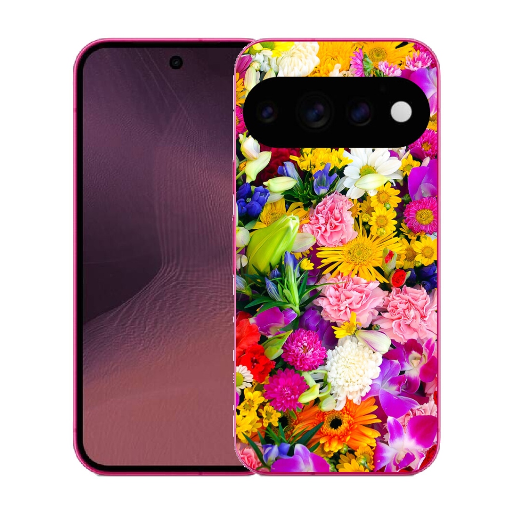 Gélový kryt mmCase na Google Pixel 11 - kvety 12