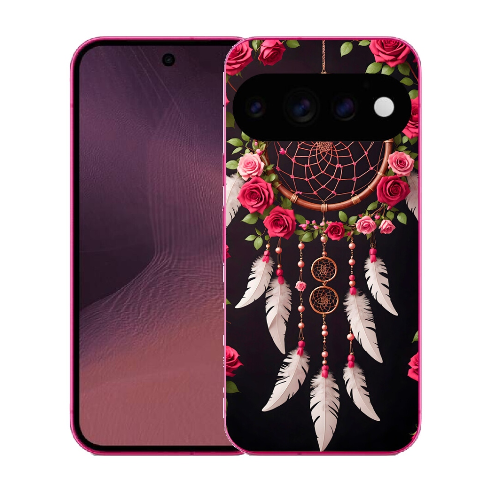 Gélový kryt mmCase na Google Pixel 11 - lapač snov s ružami