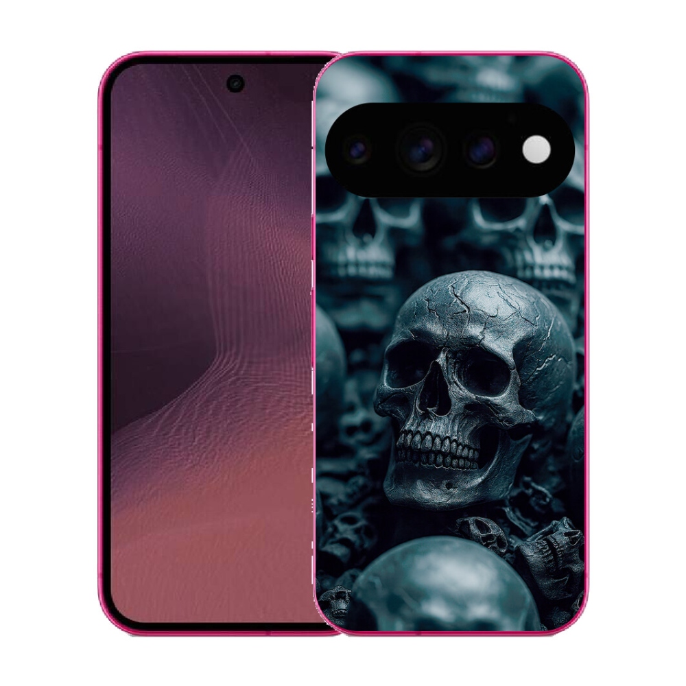 Gélový kryt mmCase na Google Pixel 11 - lebka 2