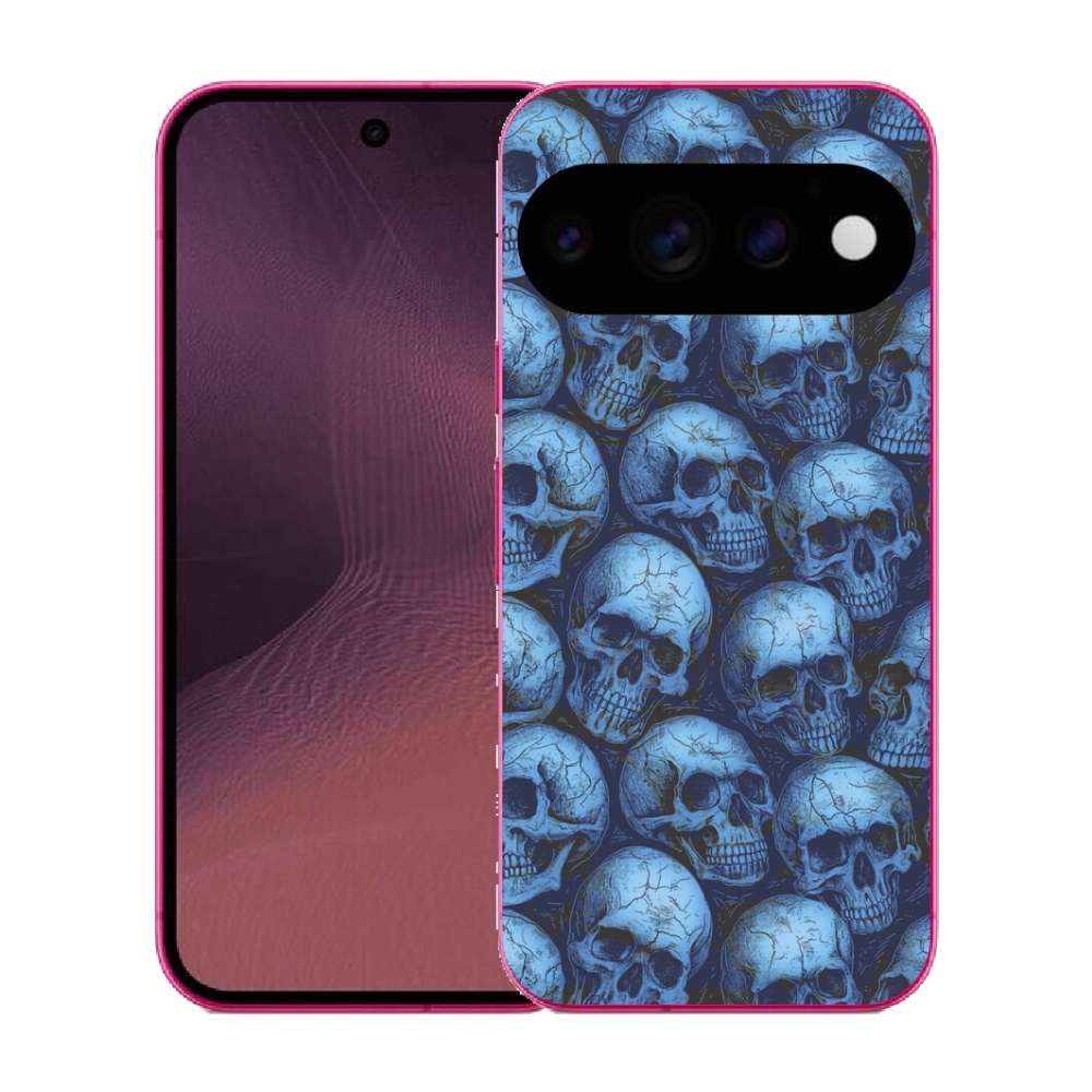 Gélový kryt mmCase na Google Pixel 11 - lebky