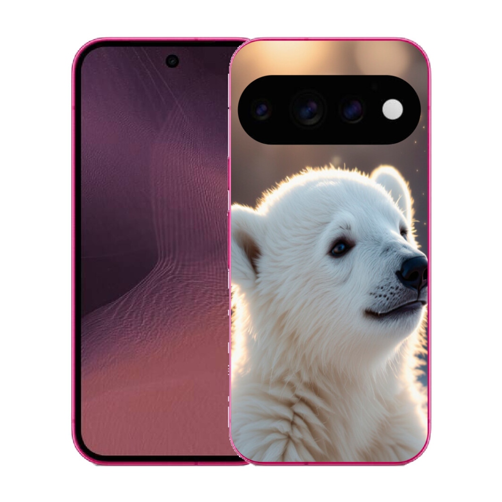 Gélový kryt mmCase na Google Pixel 11 - ľadový medveď