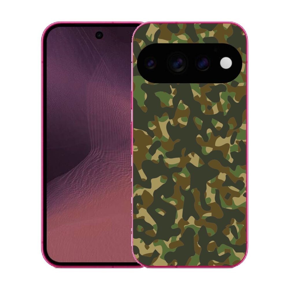 Gélový kryt mmCase na Google Pixel 11 - maskáčový vzor 1