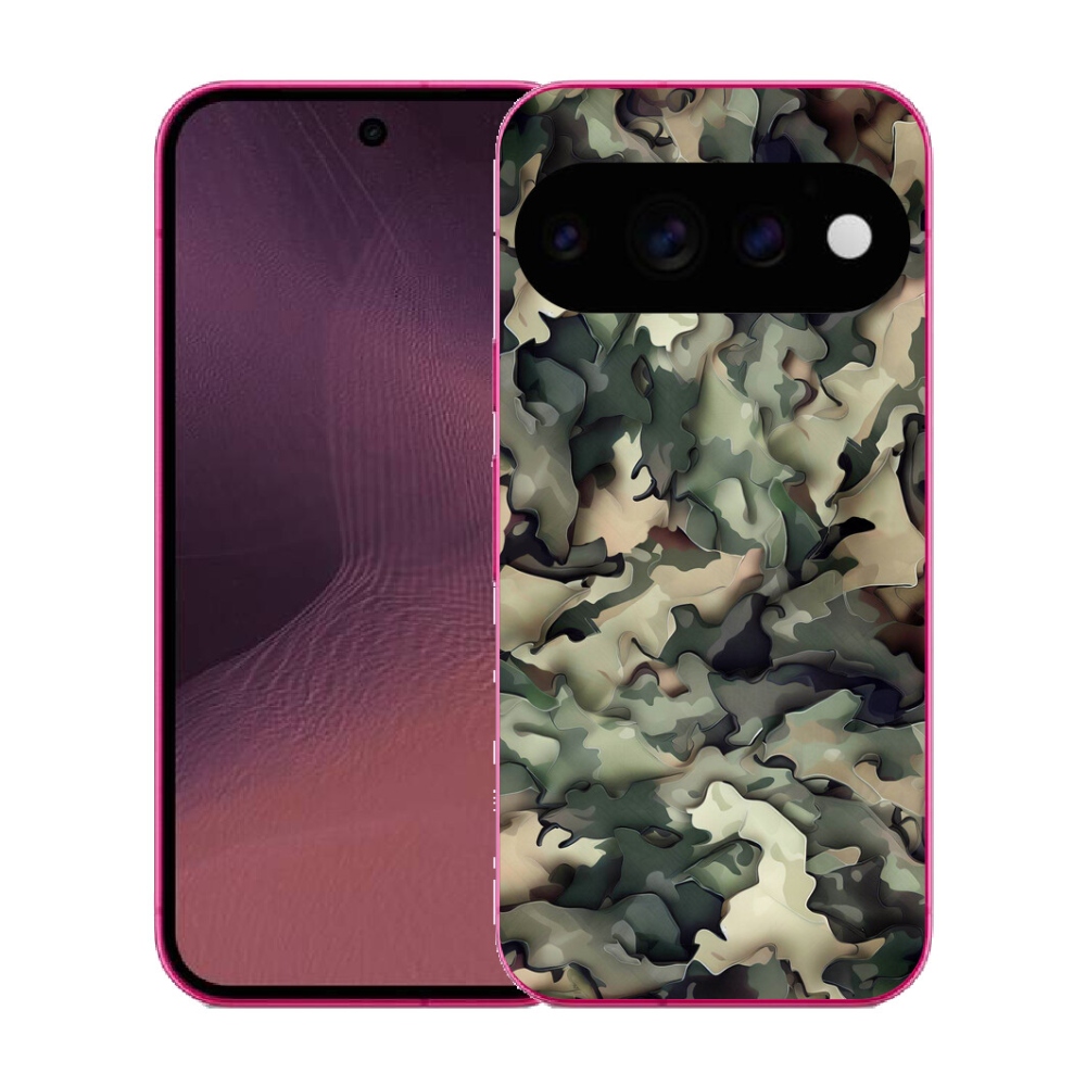 Gélový kryt mmCase na Google Pixel 11 - maskáčový vzor 9