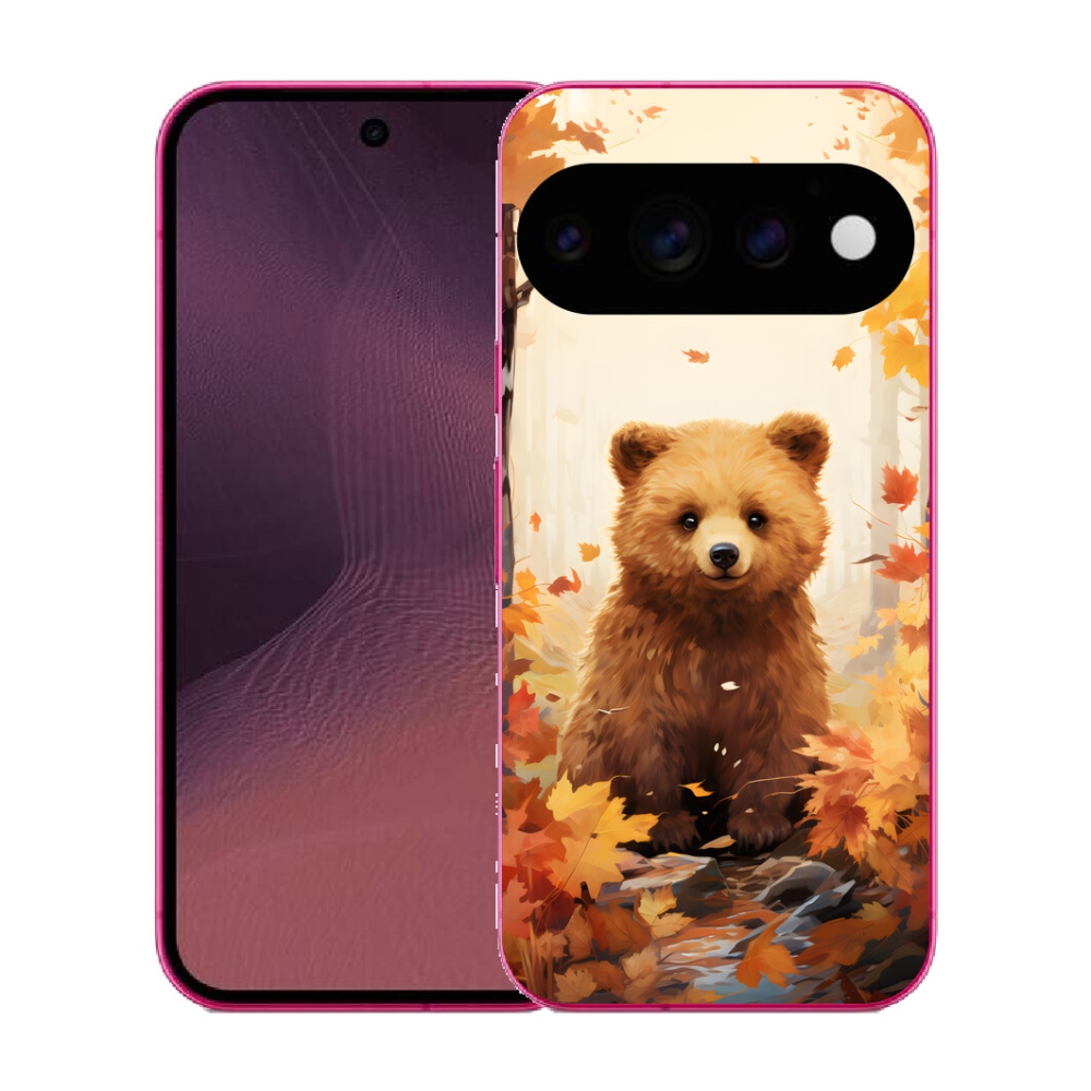 Gélový kryt mmCase na Google Pixel 11 - medveď v lese