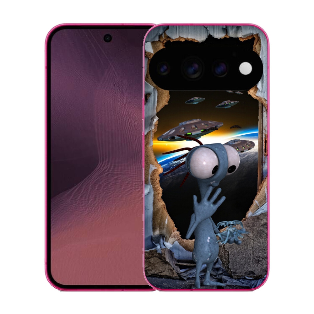 Gélový kryt mmCase na Google Pixel 11 - mimozemšťan