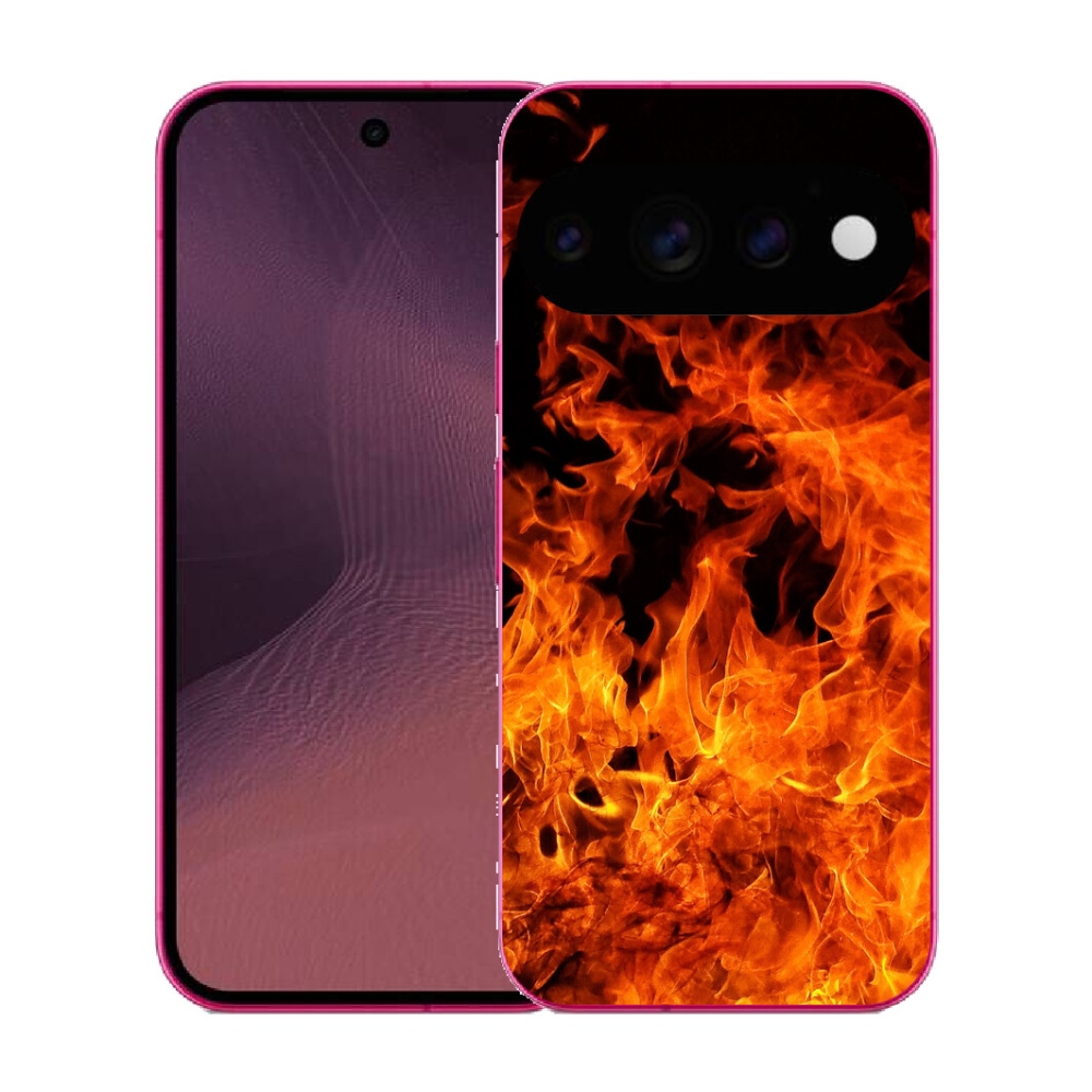 Gélový kryt mmCase na Google Pixel 11 - muzikant a oheň