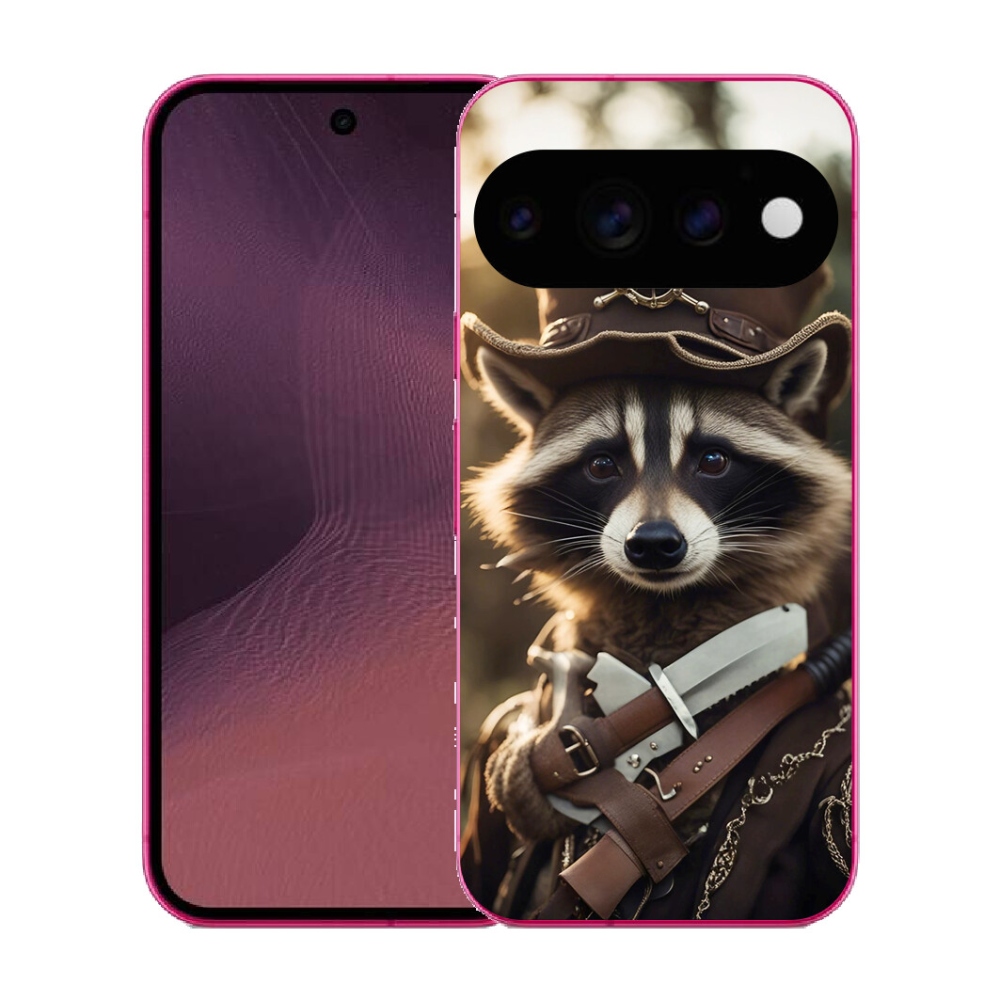 Gélový kryt mmCase na Google Pixel 11 - mýval v uniforme