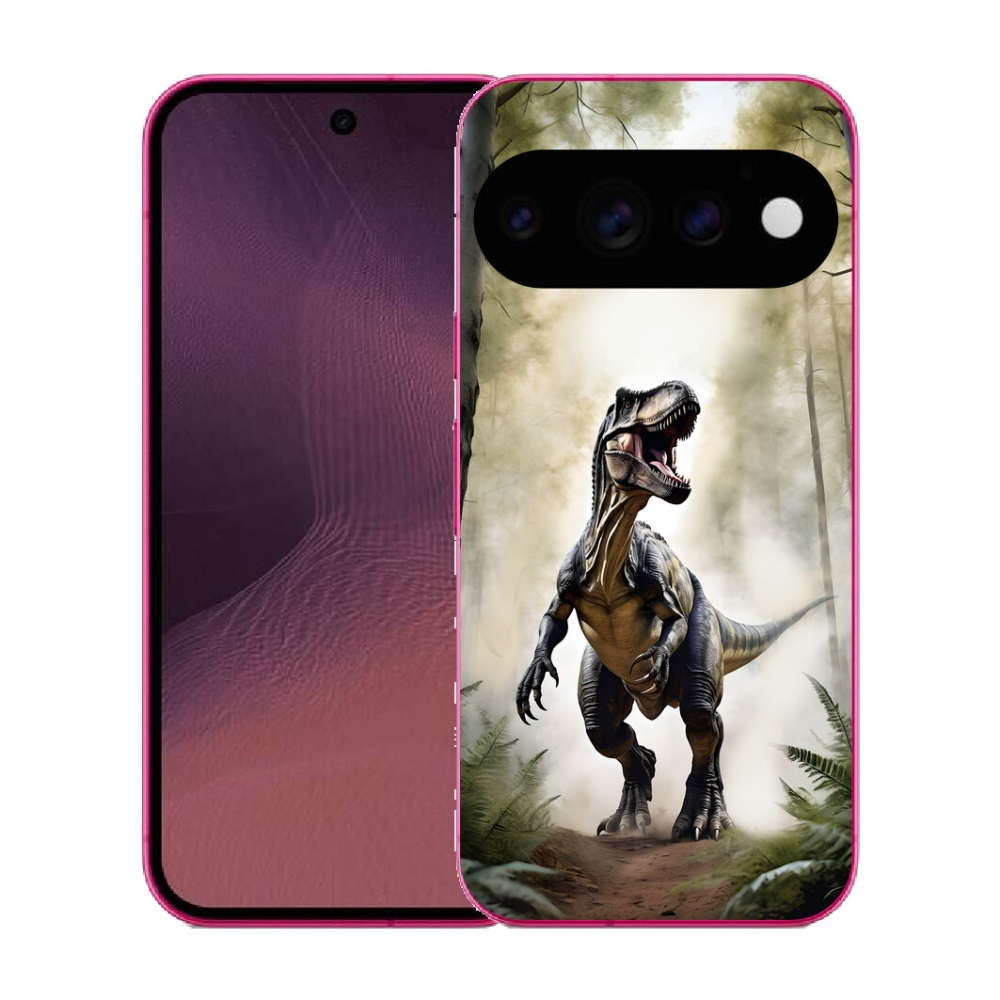 Gélový kryt mmCase na Google Pixel 11 - naštvaný T-Rex