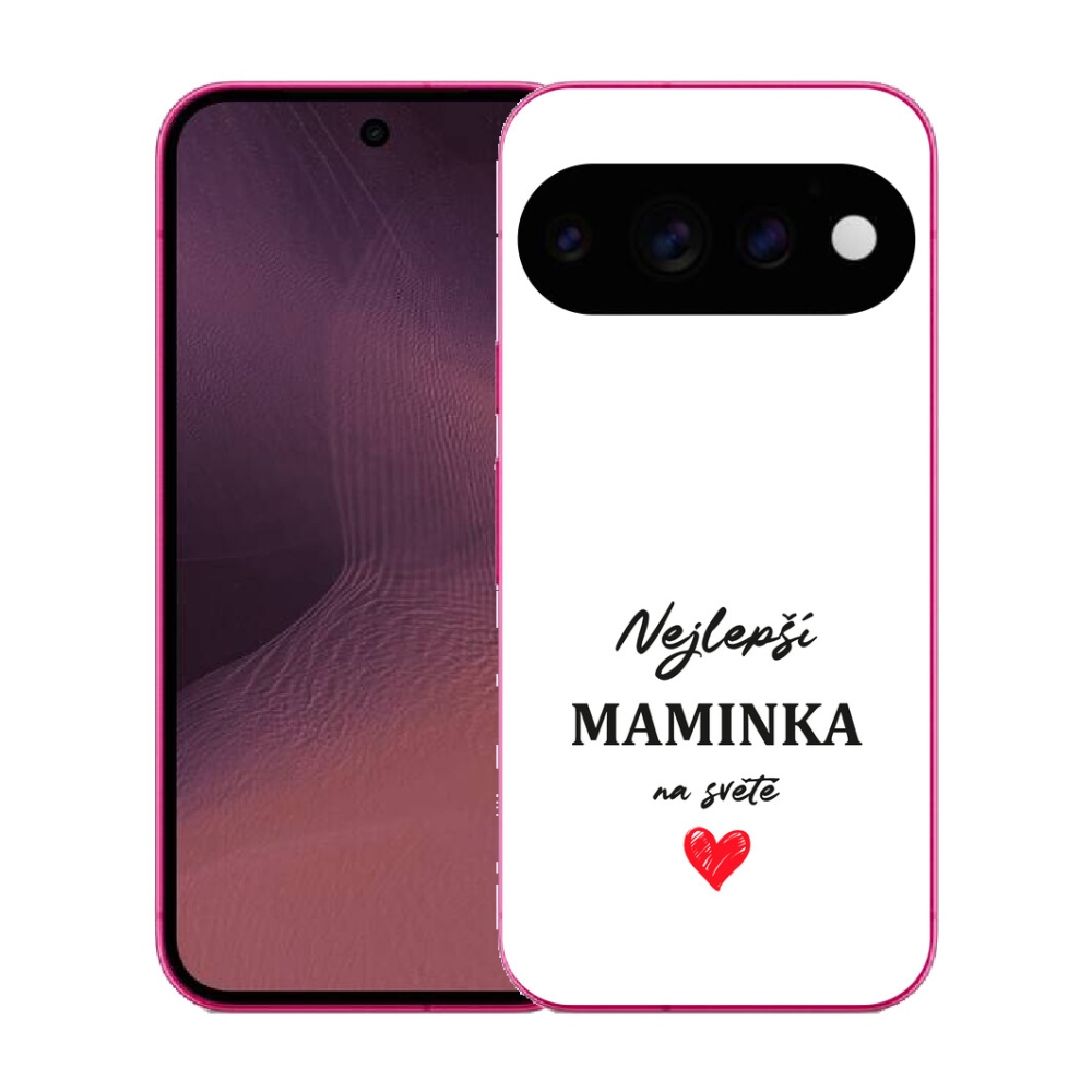 Gélový kryt mmCase na Google Pixel 11 - najlepšia mamička 1 biele pozadie