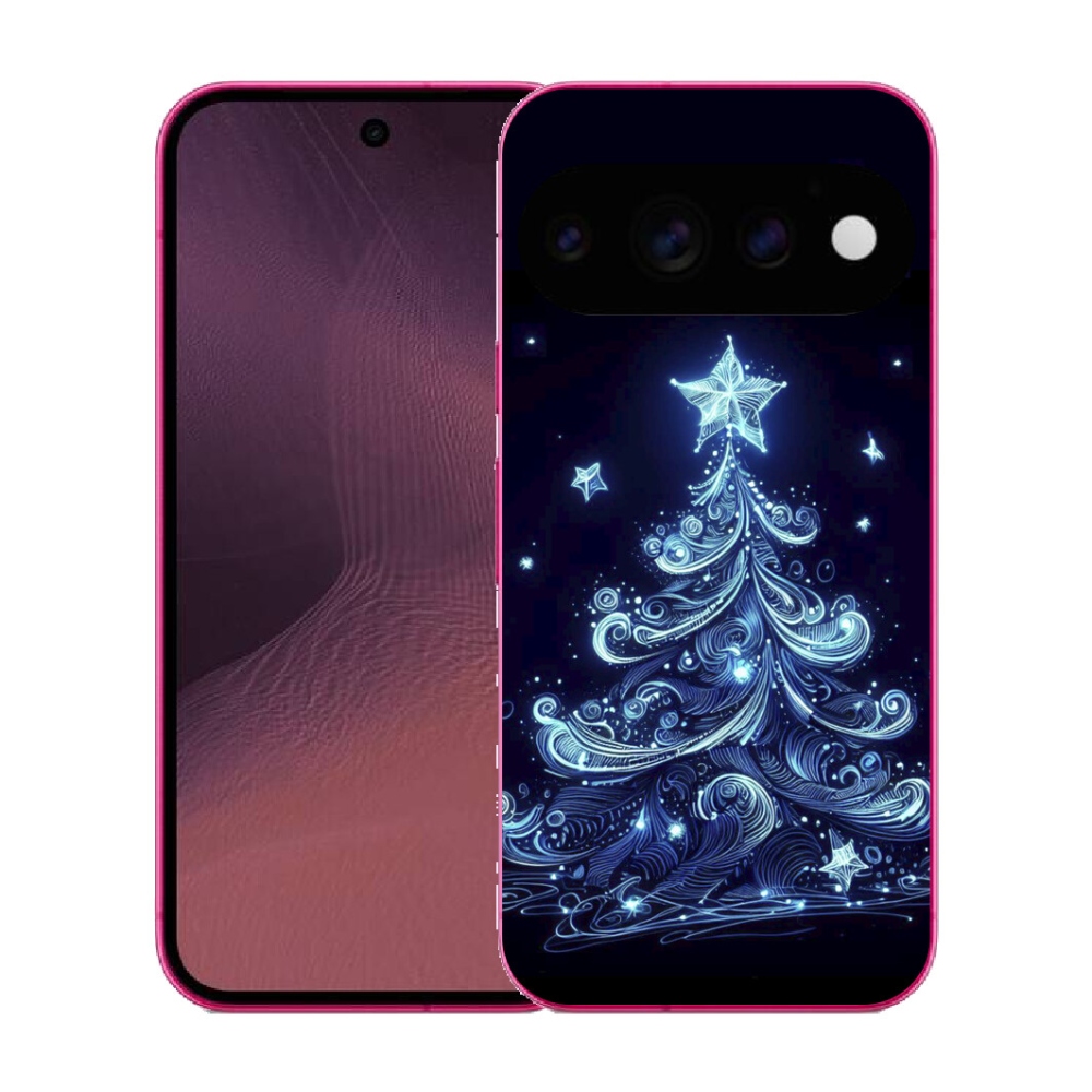 Gélový kryt mmCase na Google Pixel 11 - neónový vianočný stromček 4