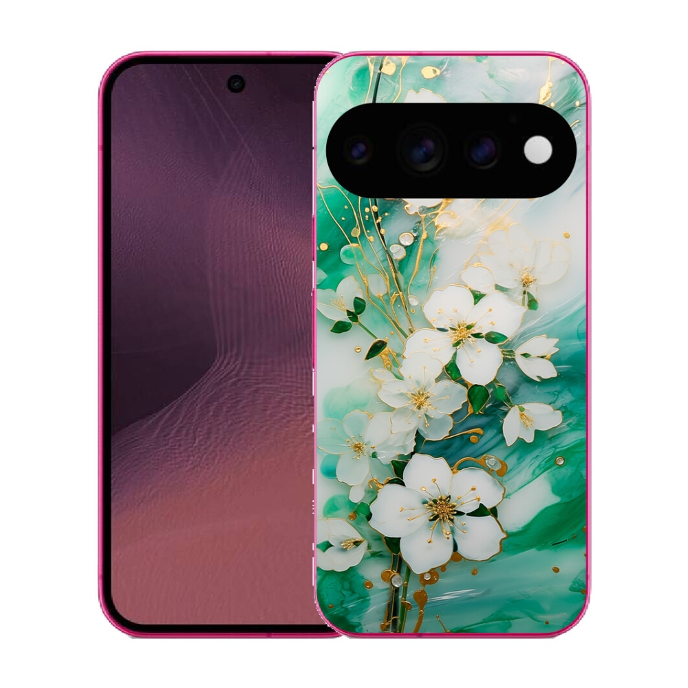 Gélový kryt mmCase na Google Pixel 11 - nežné kvety