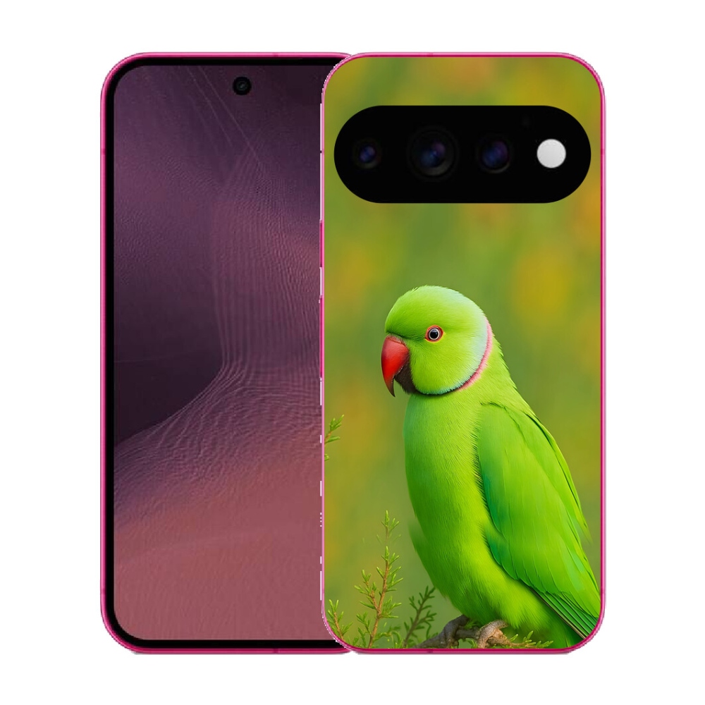 Gélový kryt mmCase na Google Pixel 11 - papagáj Alexandr 2