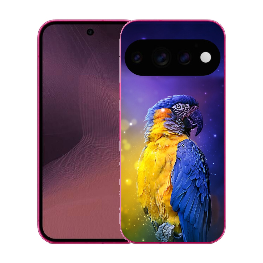 Gélový kryt mmCase na Google Pixel 11 - papagáj ara 1