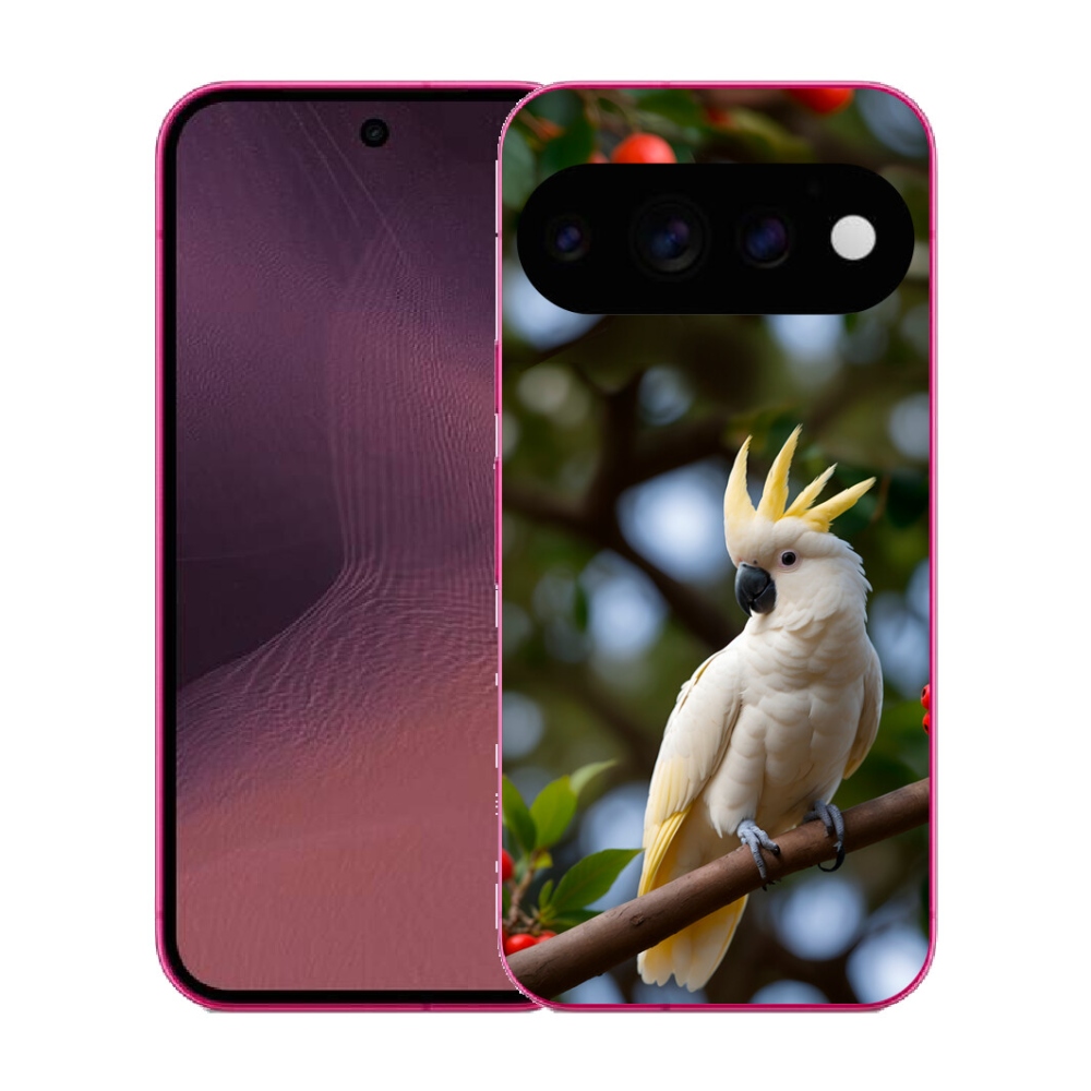 Gélový kryt mmCase na Google Pixel 11 - papagáj kakadu 3