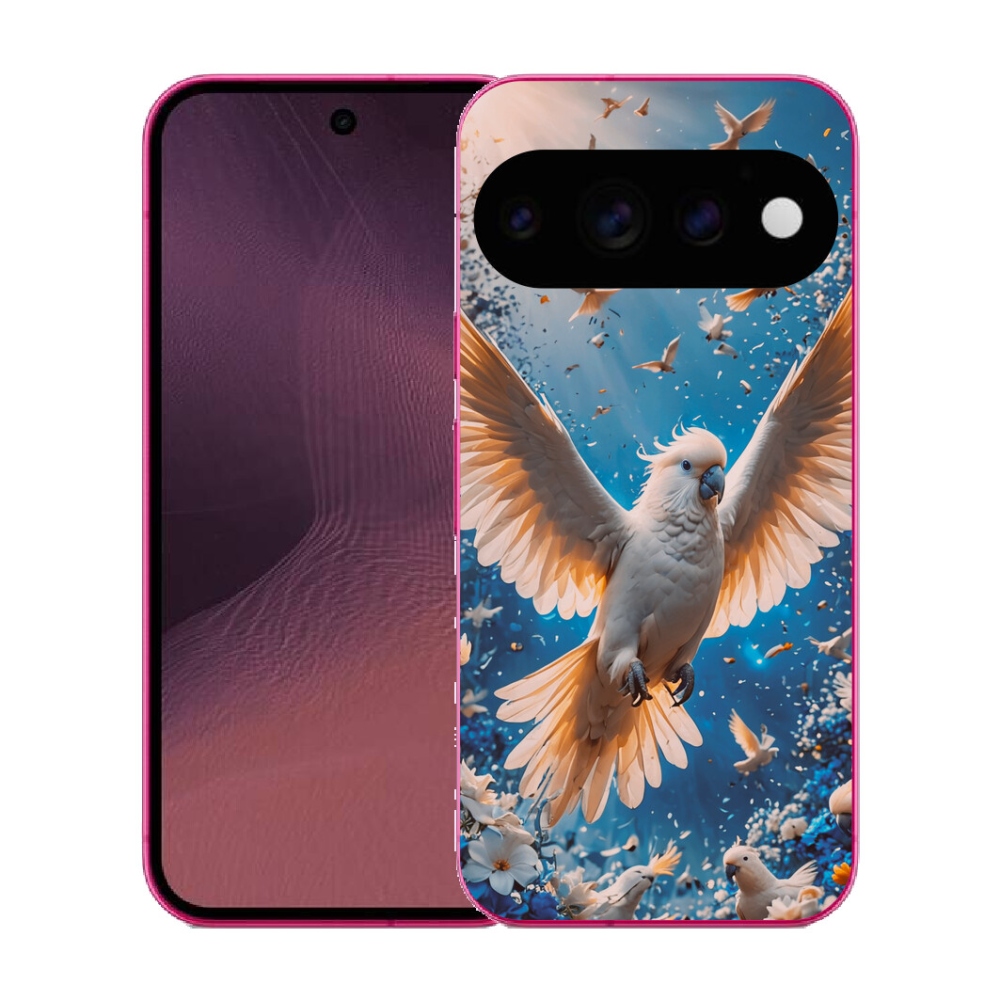 Gélový kryt mmCase na Google Pixel 11 - papagáj kakadu