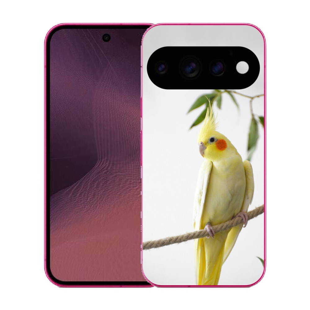 Gélový kryt mmCase na Google Pixel 11 - papagáj korela chocholatá
