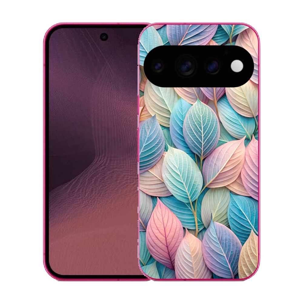 Gélový kryt mmCase na Google Pixel 11 - pastelové listy