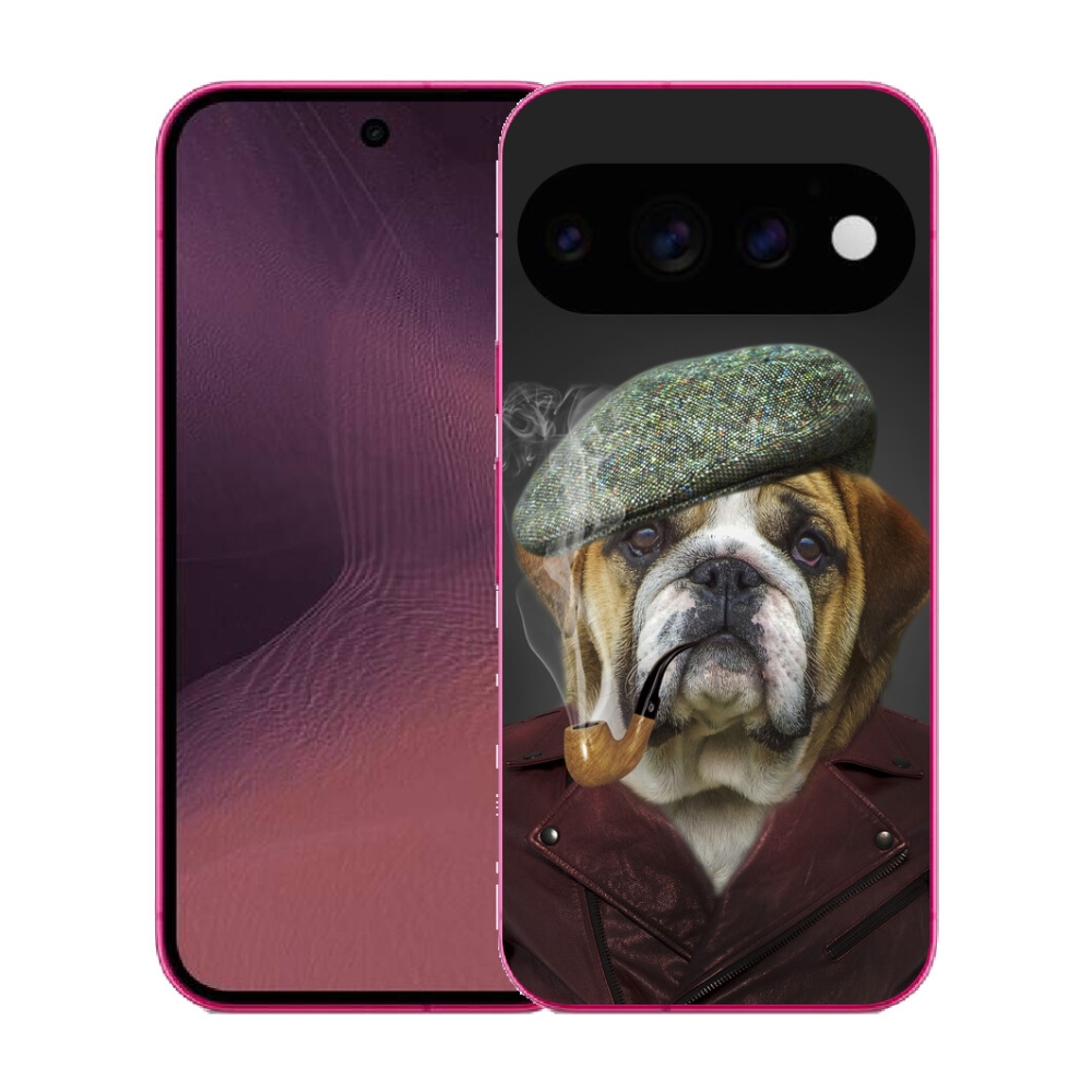Gélový kryt mmCase na Google Pixel 11 - pes s fajkou