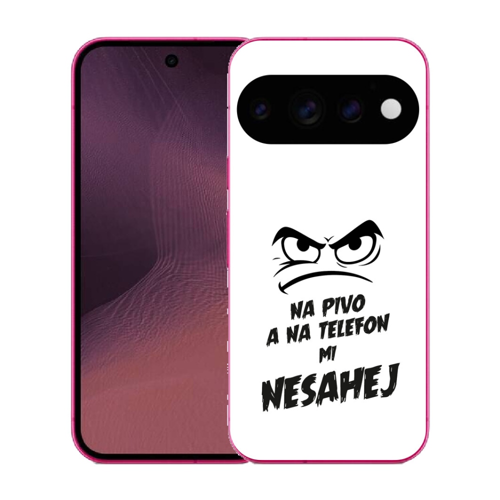Gélový kryt mmCase na Google Pixel 11 - pivný motív 2 biele pozadie