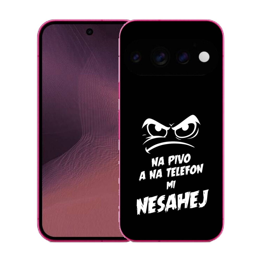 Gélový kryt mmCase na Google Pixel 11 - pivný motív 2 čierne pozadie