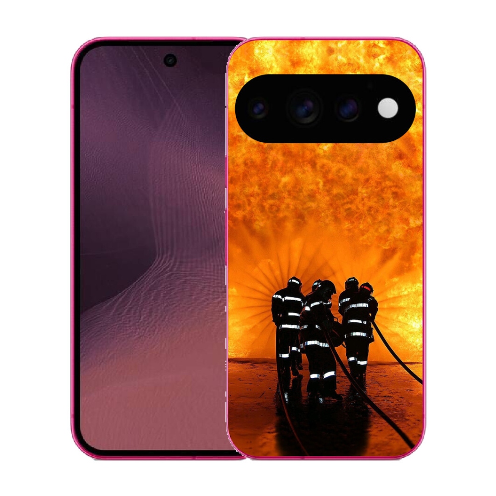 Gélový kryt mmCase na Google Pixel 11 - požiar