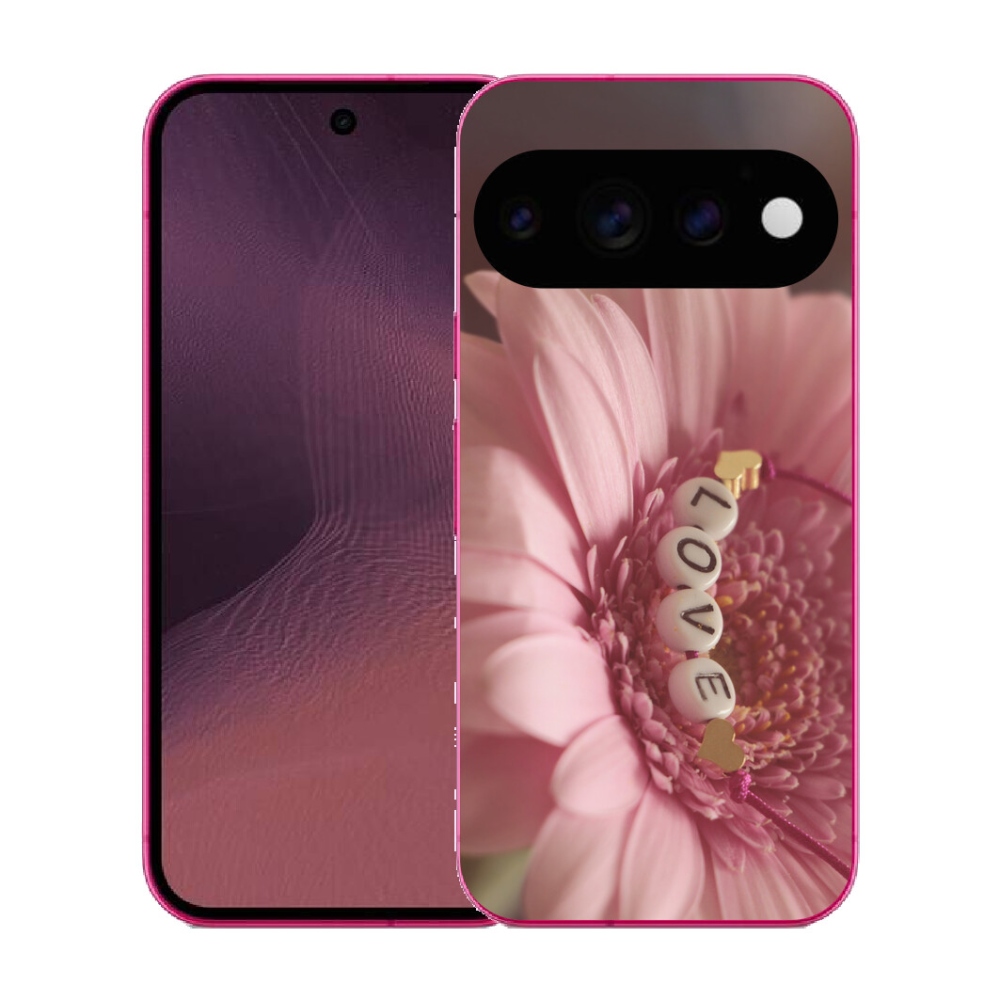 Gélový kryt mmCase na Google Pixel 11 - prívesok love