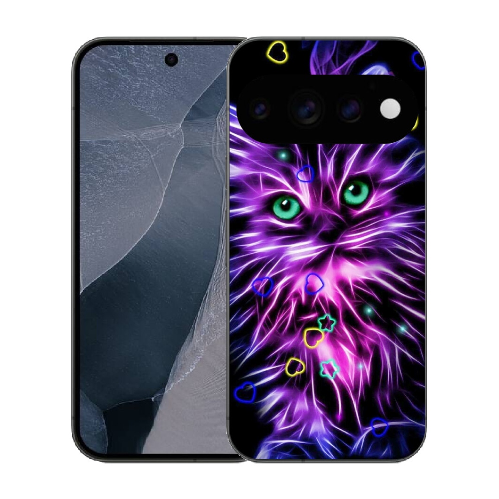 Gélový kryt mmCase na Google Pixel 11 Pro - abstraktná mačka