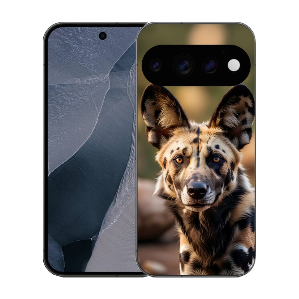 Gélový kryt mmCase na Google Pixel 11 Pro - africký divoký pes