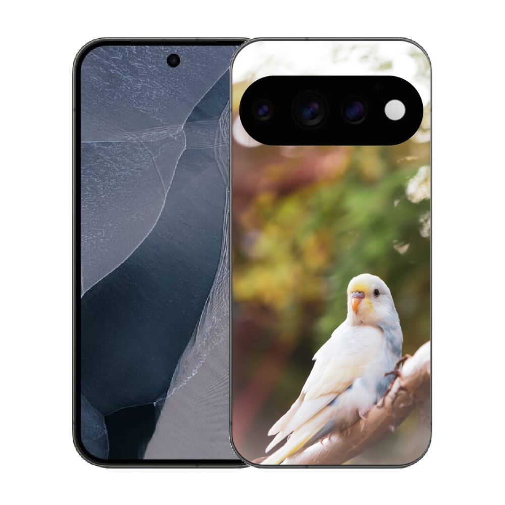 Gélový kryt mmCase na Google Pixel 11 Pro - andulka biela