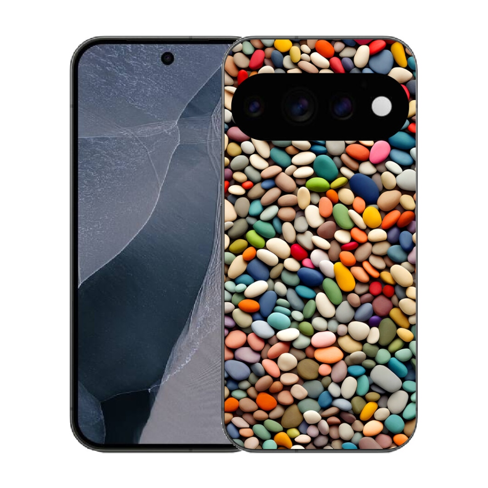 Gélový kryt mmCase na Google Pixel 11 Pro - farebné kamienky 2