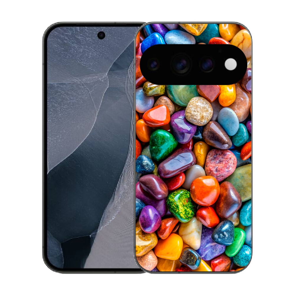 Gélový kryt mmCase na Google Pixel 11 Pro - farebné kamienky