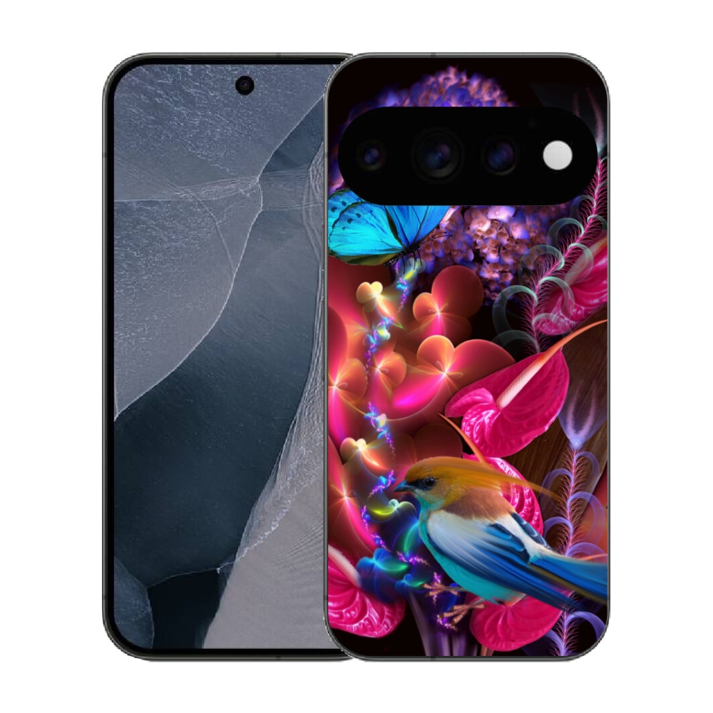 Gélový kryt mmCase na Google Pixel 11 Pro - farebné kvety