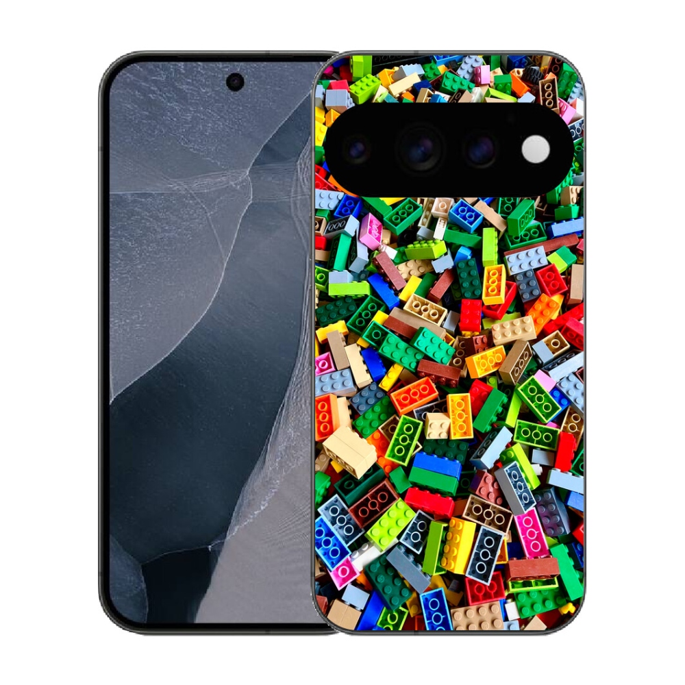 Gélový kryt mmCase na Google Pixel 11 Pro - farebné stavebné kocky
