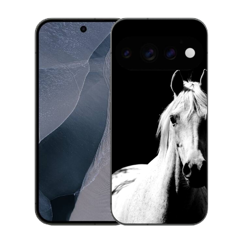 Gélový kryt mmCase na Google Pixel 11 Pro - biely kôň 5
