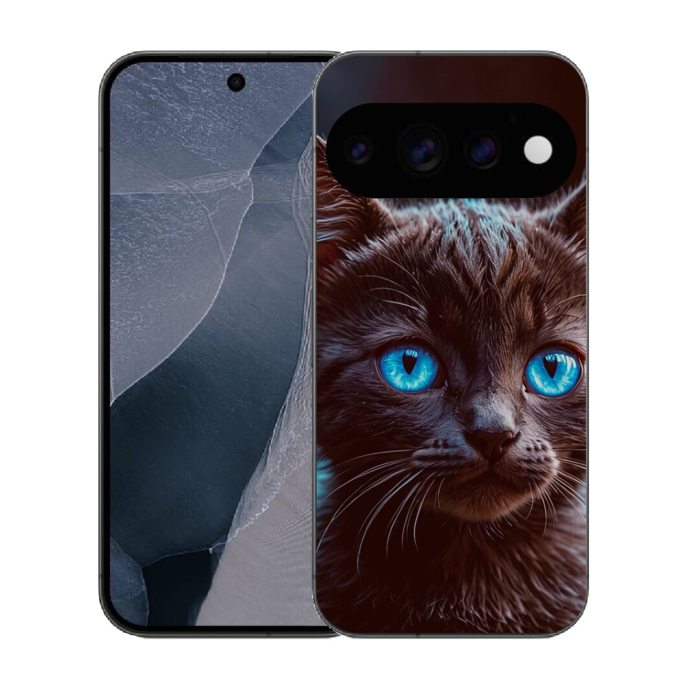 Gélový kryt mmCase na Google Pixel 11 Pro - čierne mačiatko 2