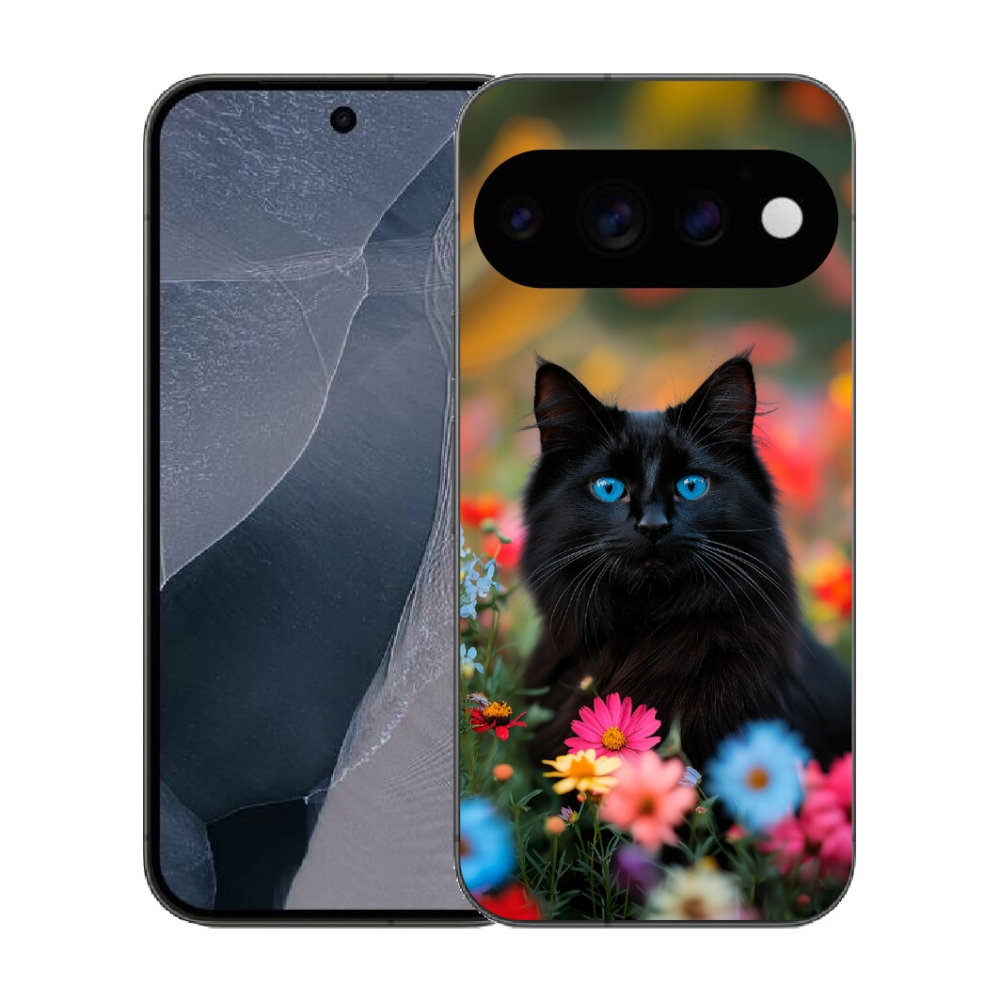Gélový kryt mmCase na Google Pixel 11 Pro - čierne mačiatko 4