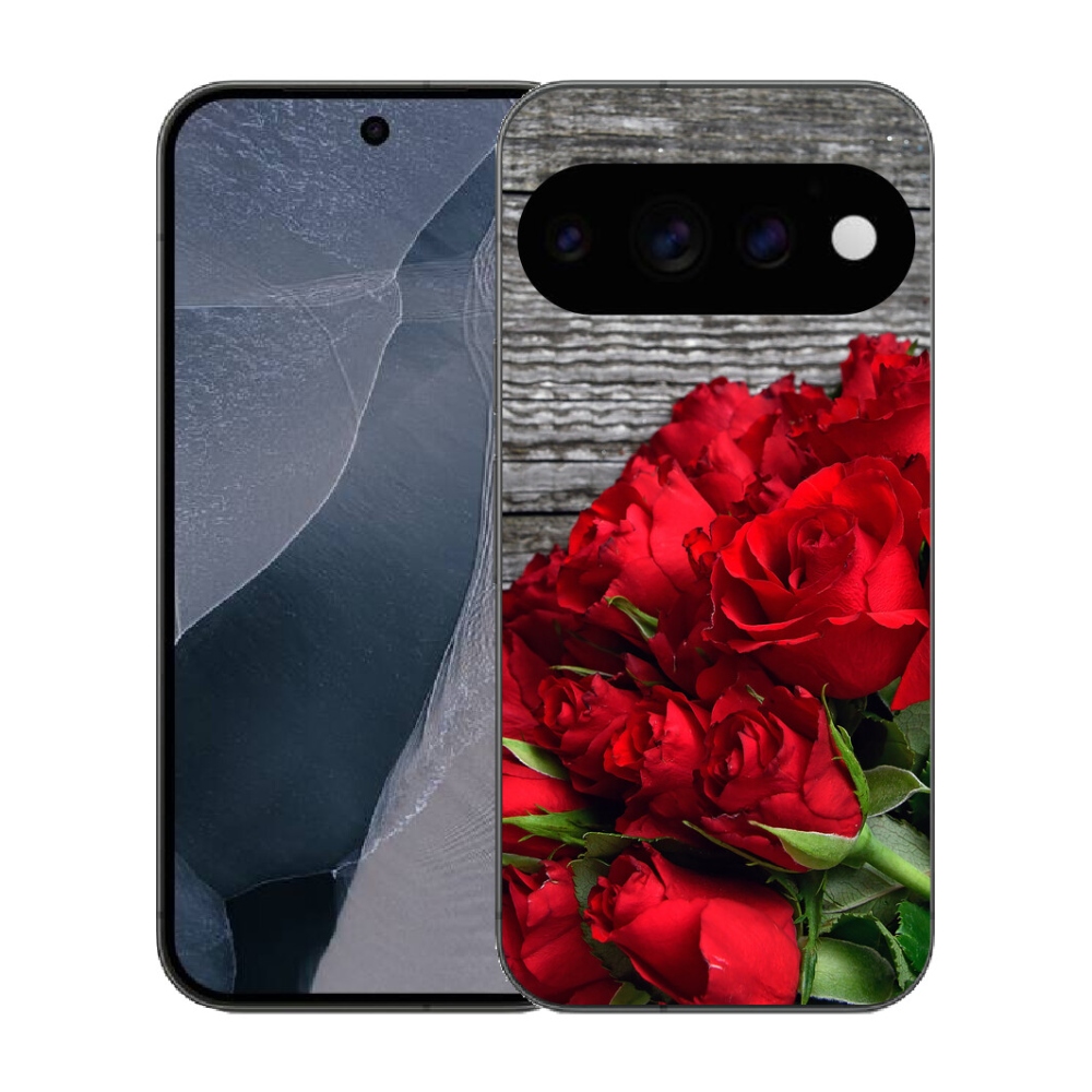 Gélový kryt mmCase na Google Pixel 11 Pro - červené ruže
