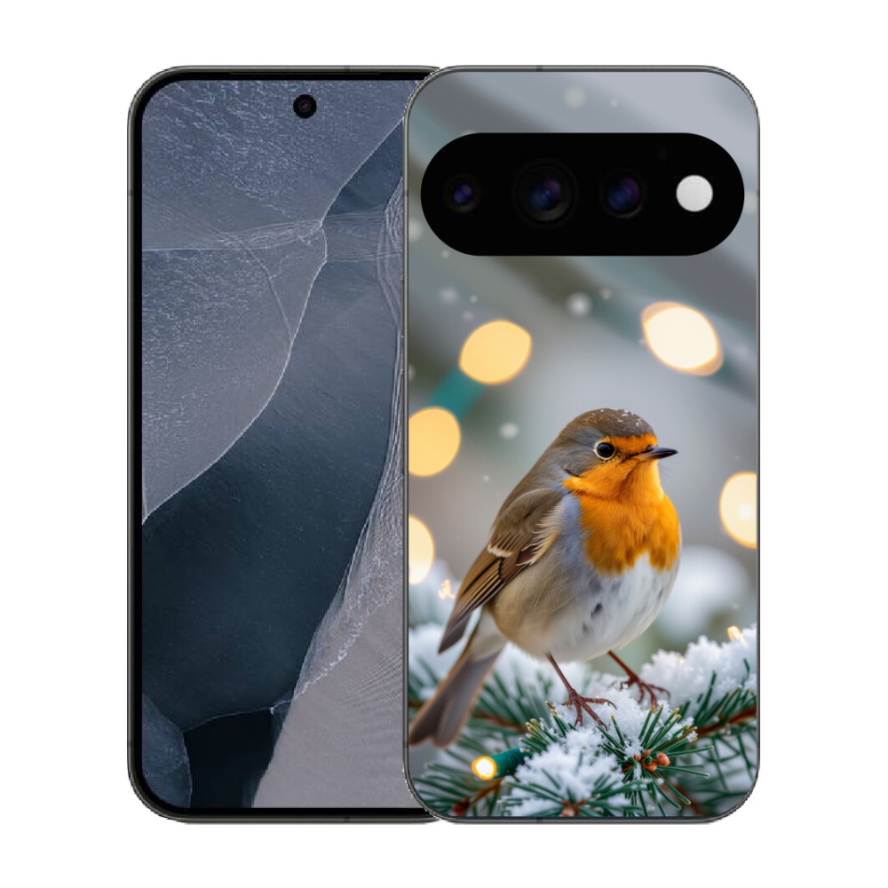 Gélový kryt mmCase na Google Pixel 11 Pro - červienka v zime