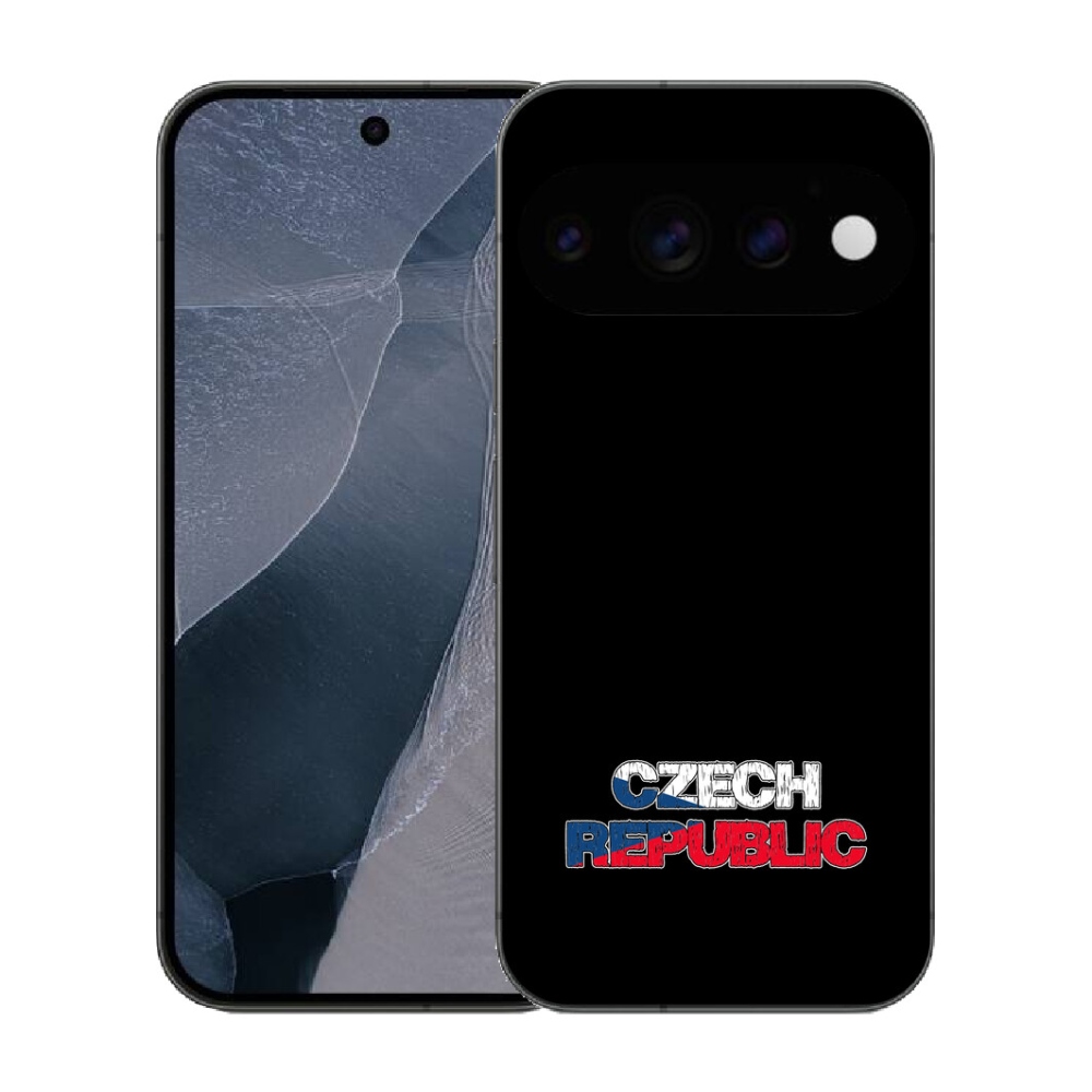 Gélový kryt mmCase na Google Pixel 11 Pro - Slovak Republic čierne pozadie