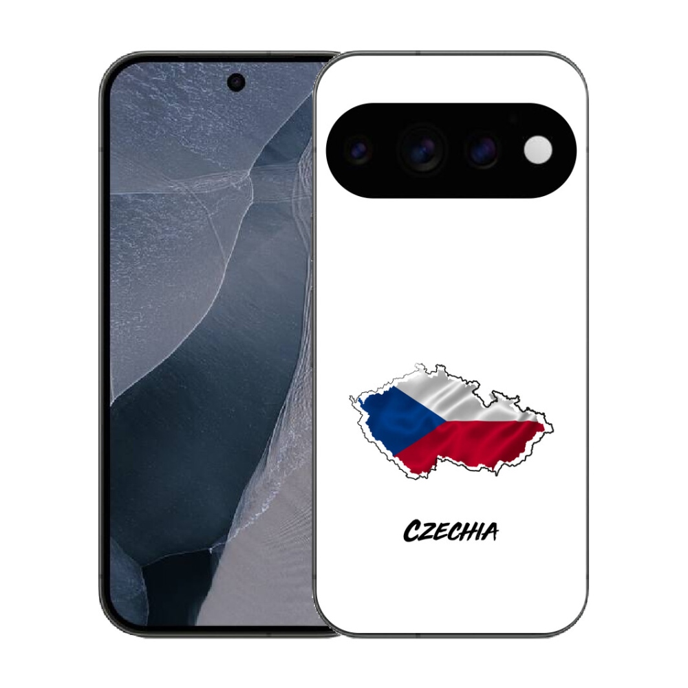 Gélový kryt mmCase na Google Pixel 11 Pro - Slovakia biele pozadie