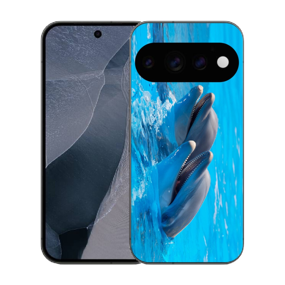 Gélový kryt mmCase na Google Pixel 11 Pro - delfíny