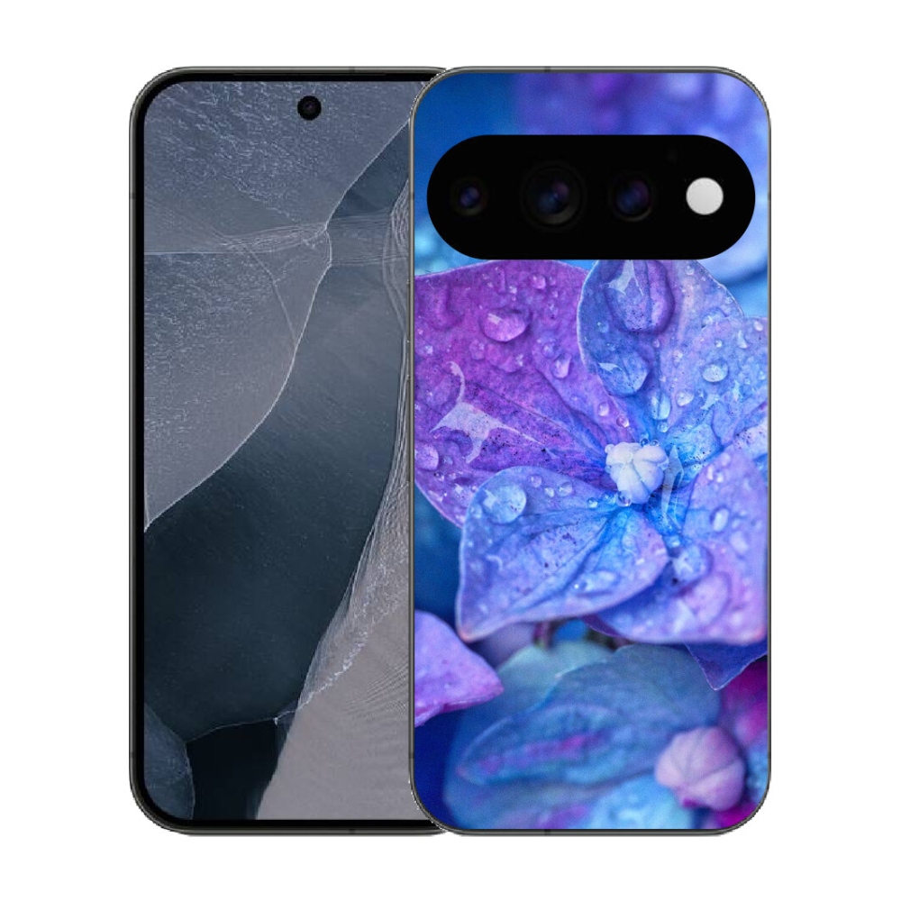 Gélový kryt mmCase na Google Pixel 11 Pro - fialový kvet