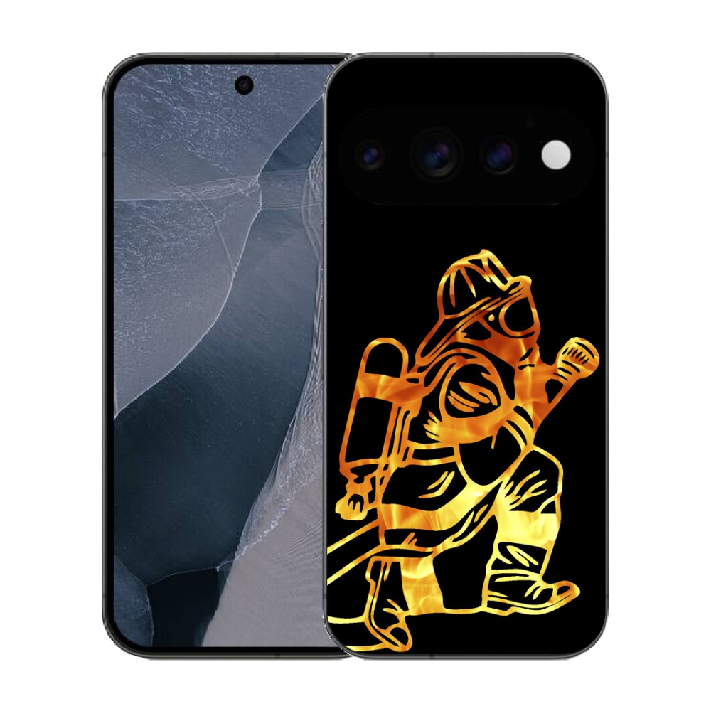 Gélový kryt mmCase na Google Pixel 11 Pro - hasič 1