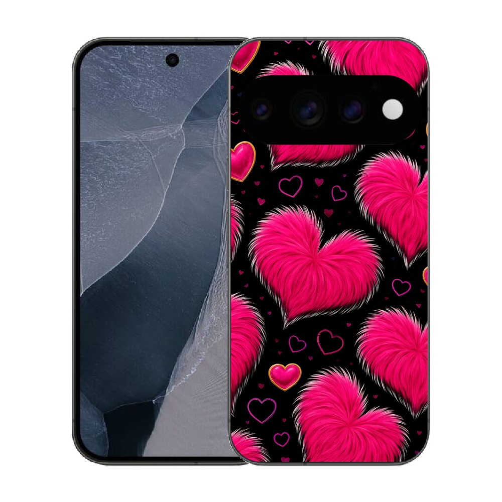 Gélový kryt mmCase na Google Pixel 11 Pro - hebké srdce