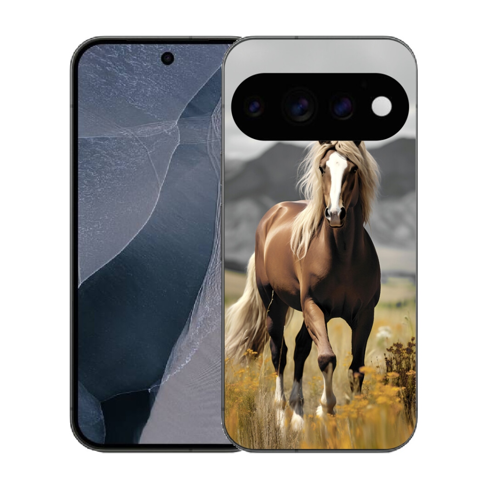 Gélový kryt mmCase na Google Pixel 11 Pro - hnedý kôň 1