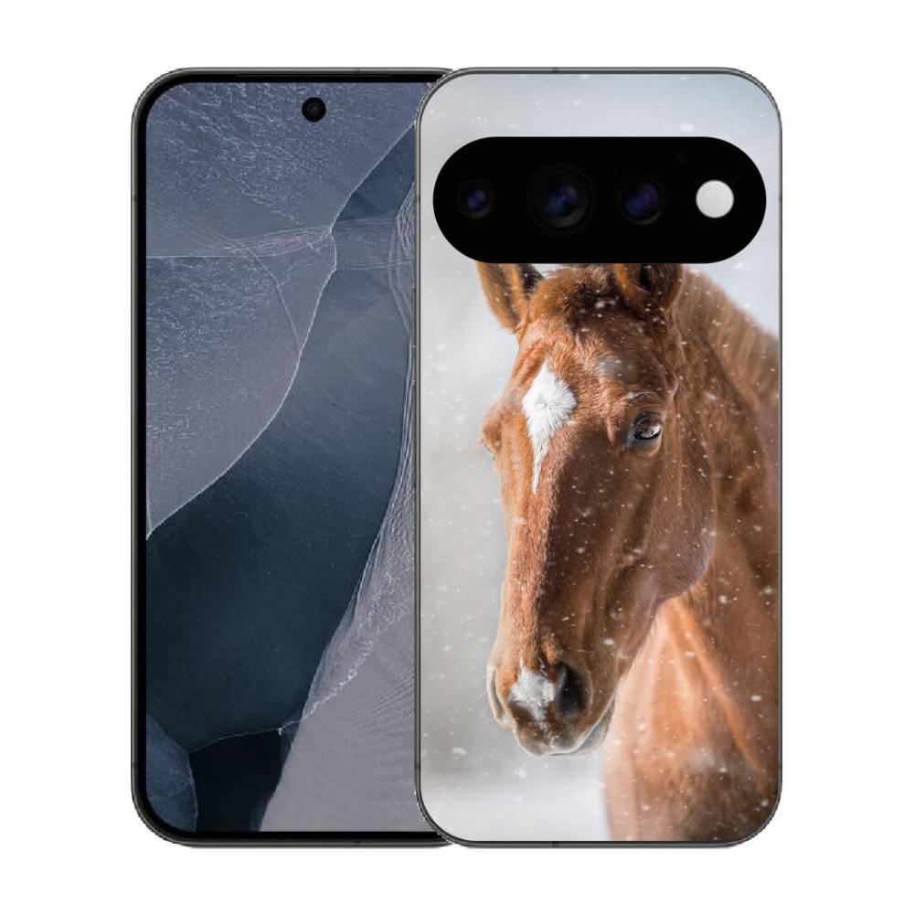 Gélový kryt mmCase na Google Pixel 11 Pro - hnedý kôň 2