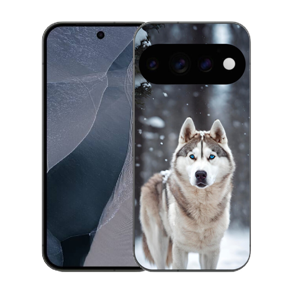 Gélový kryt mmCase na Google Pixel 11 Pro - husky 2