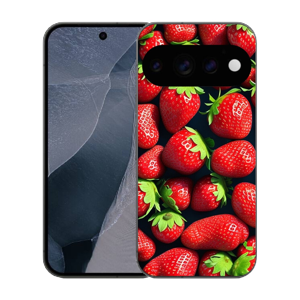 Gélový kryt mmCase na Google Pixel 11 Pro - jahody
