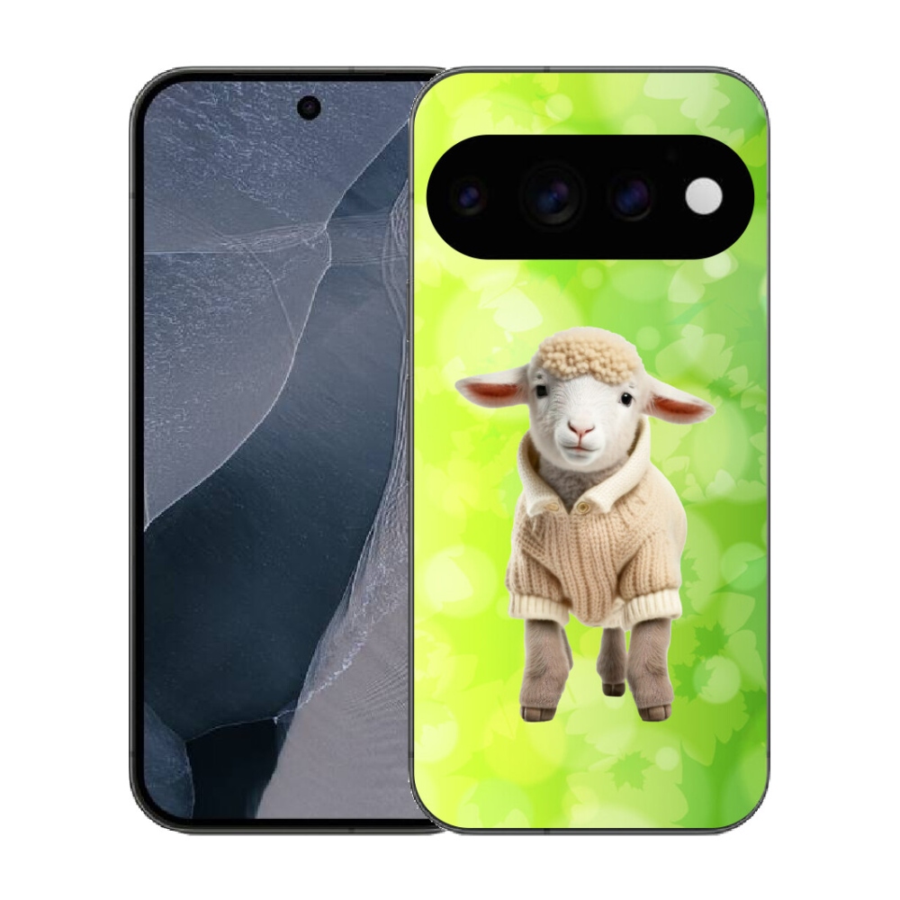 Gélový kryt mmCase na Google Pixel 11 Pro - jahňa vo svetri